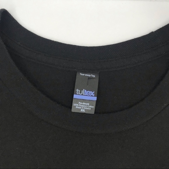 Tultex Red Lips Leopard Tongue Band Graphic T-Shirt Unisex XXL Top - Picture 9 of 10